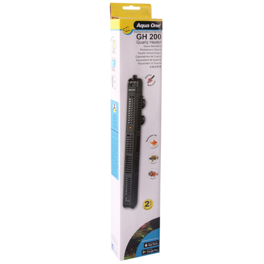 Aqua One GH 200 Quartz Glass Heater 200w (15052)