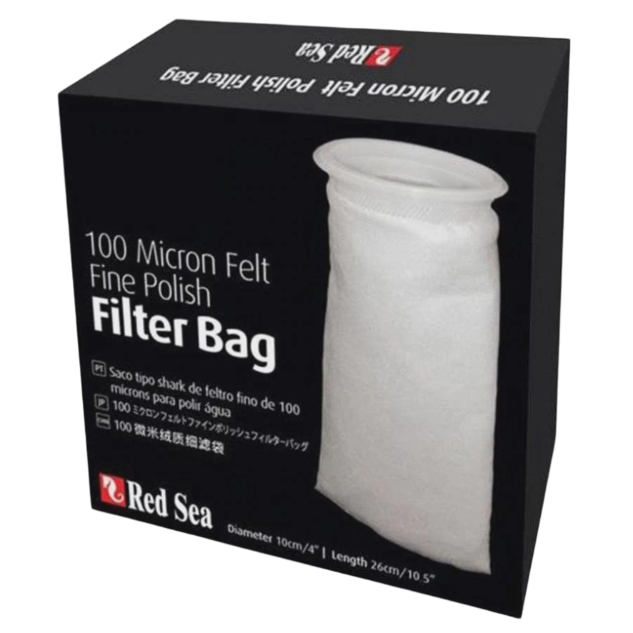 Red Sea Reefer 100 Micron Felt Fine Polish Filter Bag 100mm/260mm