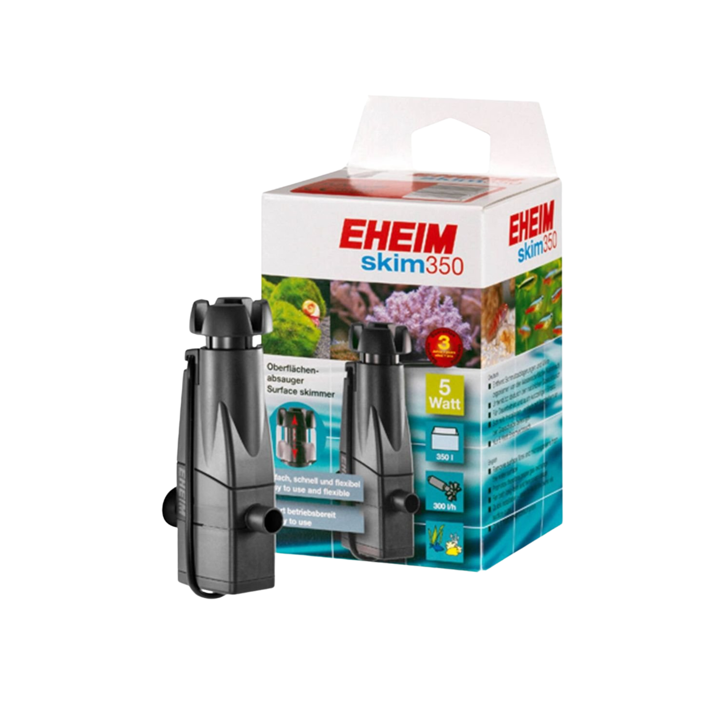 EHEIM skim350-Micro Surface Skimmer with Integrated Pump (3536220)