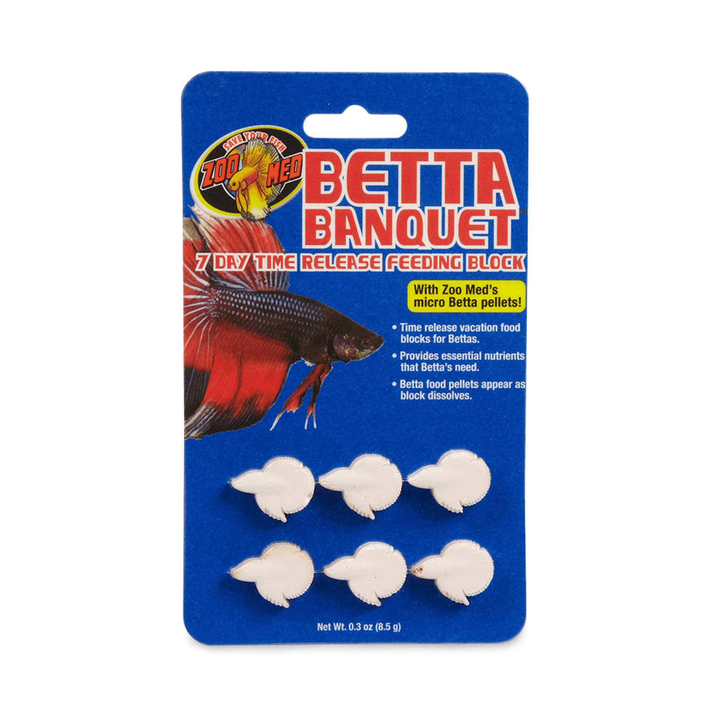 Zoo Med Betta Banquet 7 Day Feeding Block 8.5gm