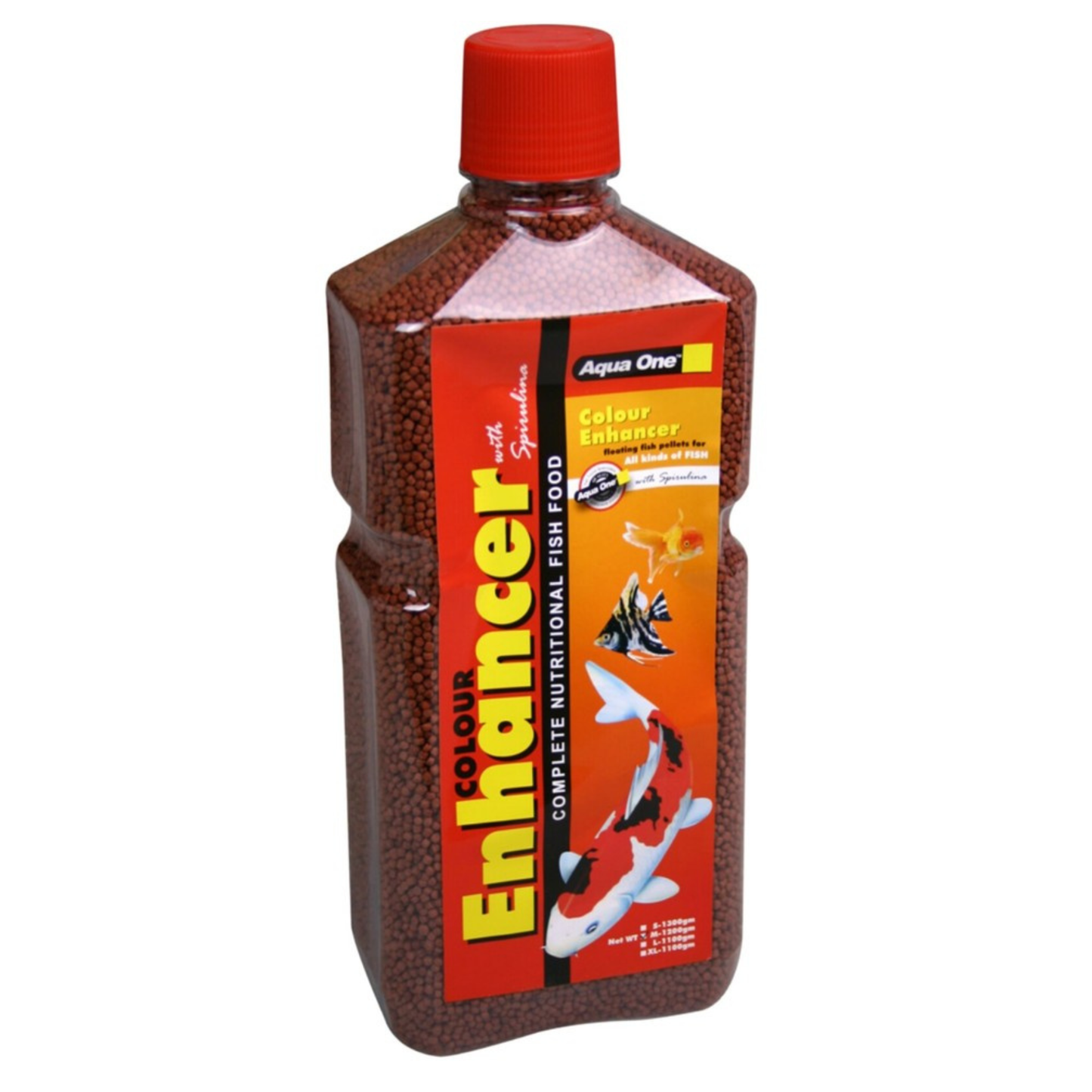 Aqua One Colour Enhancer Floating Pellet 2mm 1200gm