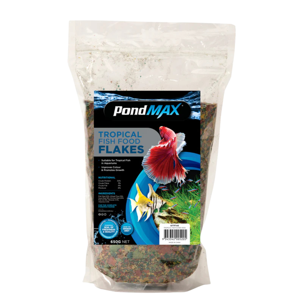PondMAX Tropical Fish Flakes 650gm