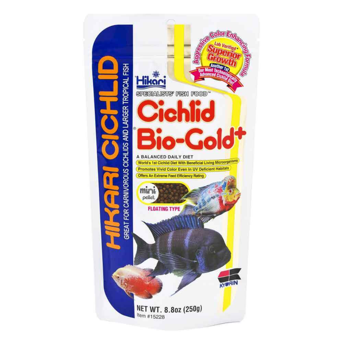 Hikari Floating Cichlid Bio-Gold Mini Pellet 250g (KH15228)