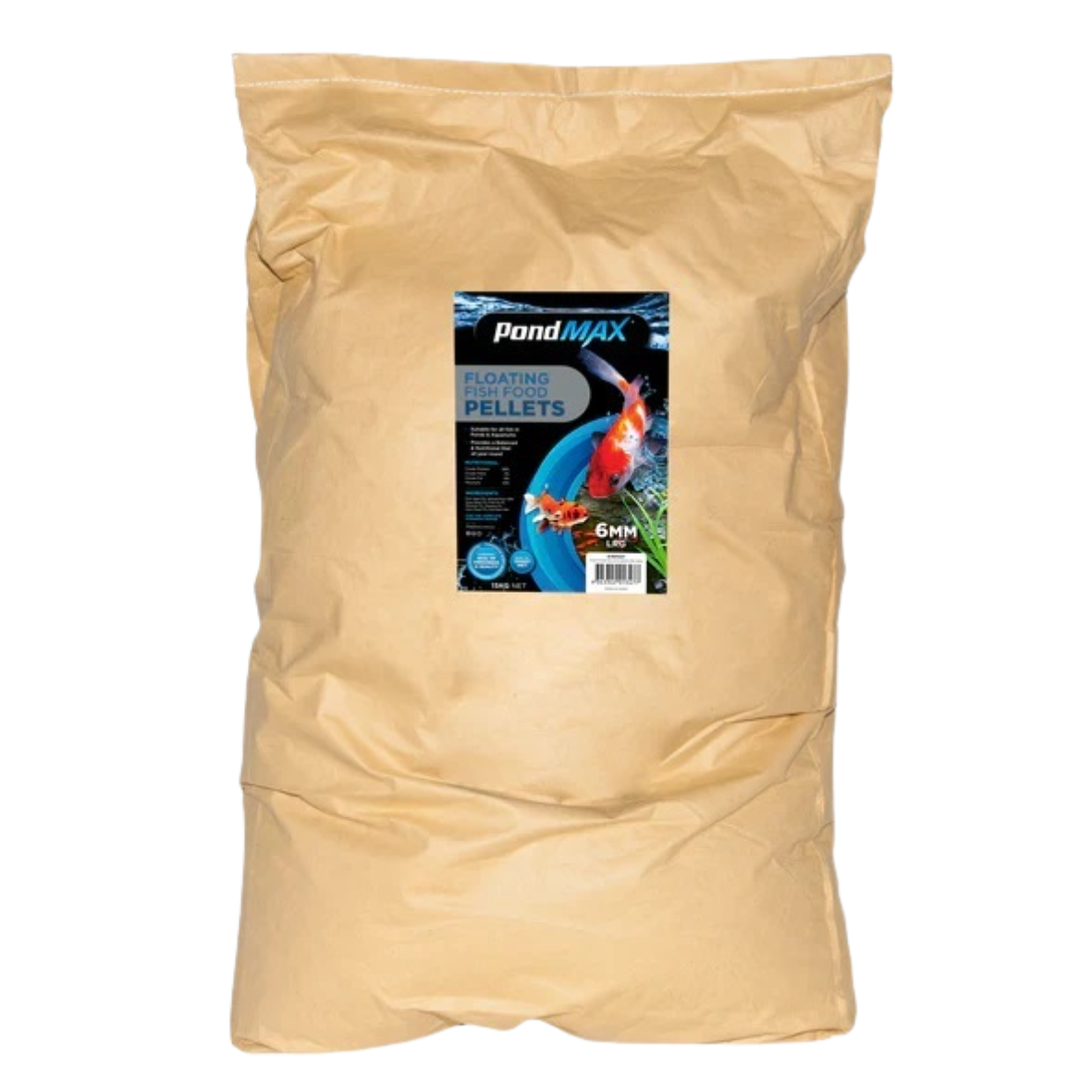 PondMAX Fish Food Pellets 15kg (6mm)