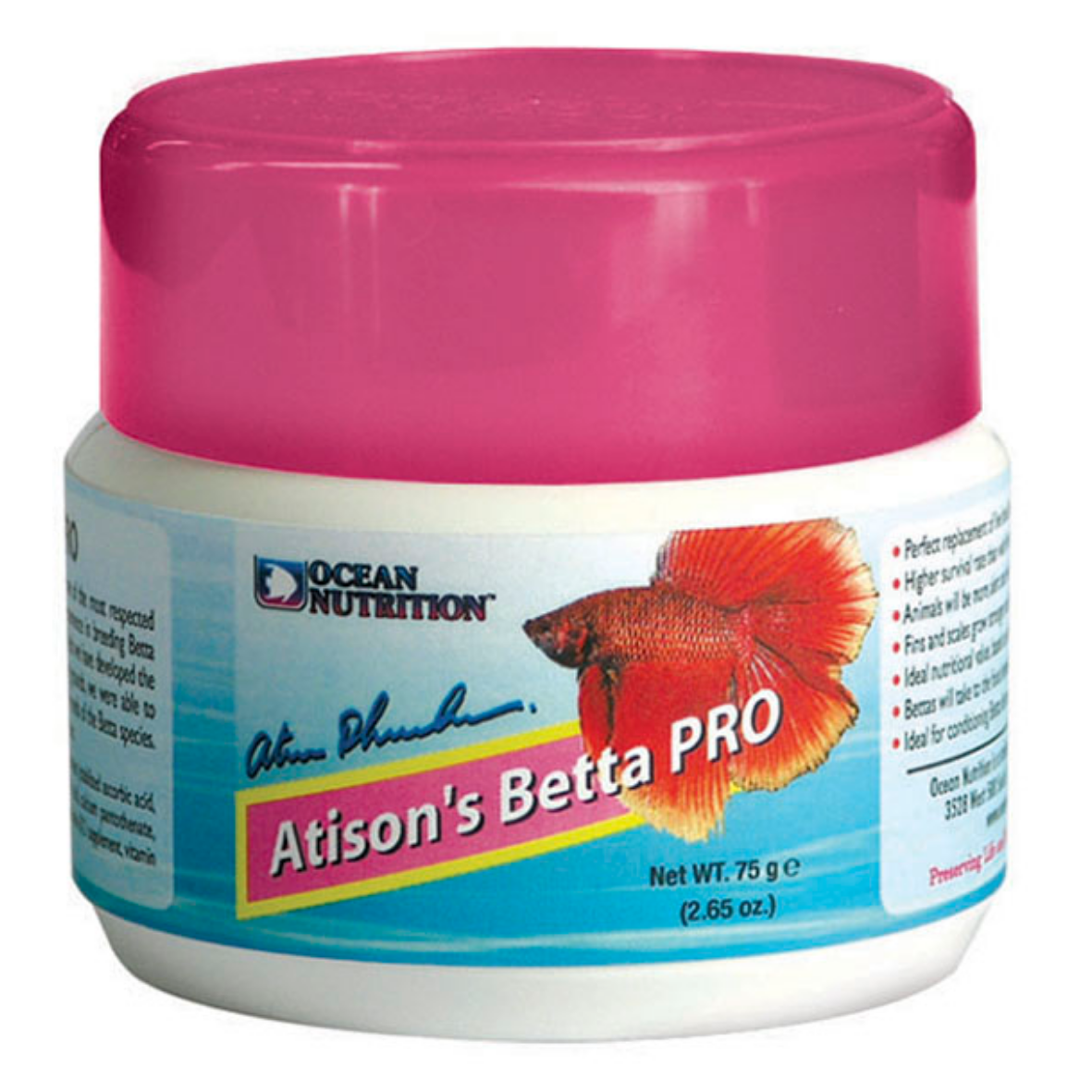 Ocean Nutrition Atison's Betta Pro Food 75g ON