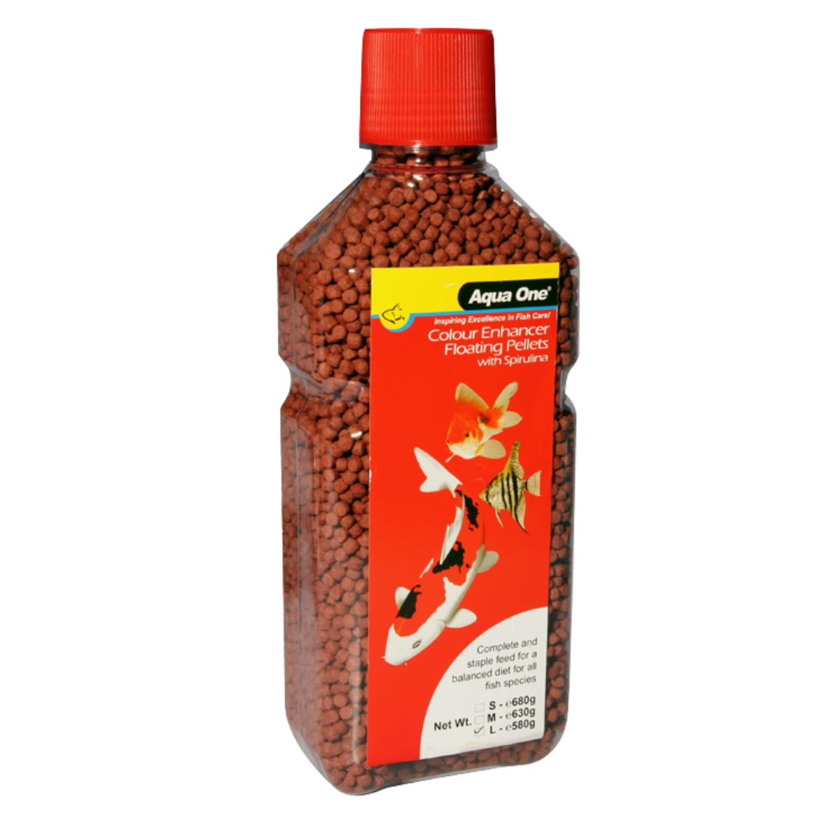 Aqua One Colour Enhancing Floating Pellet 3mm 580g (11610)