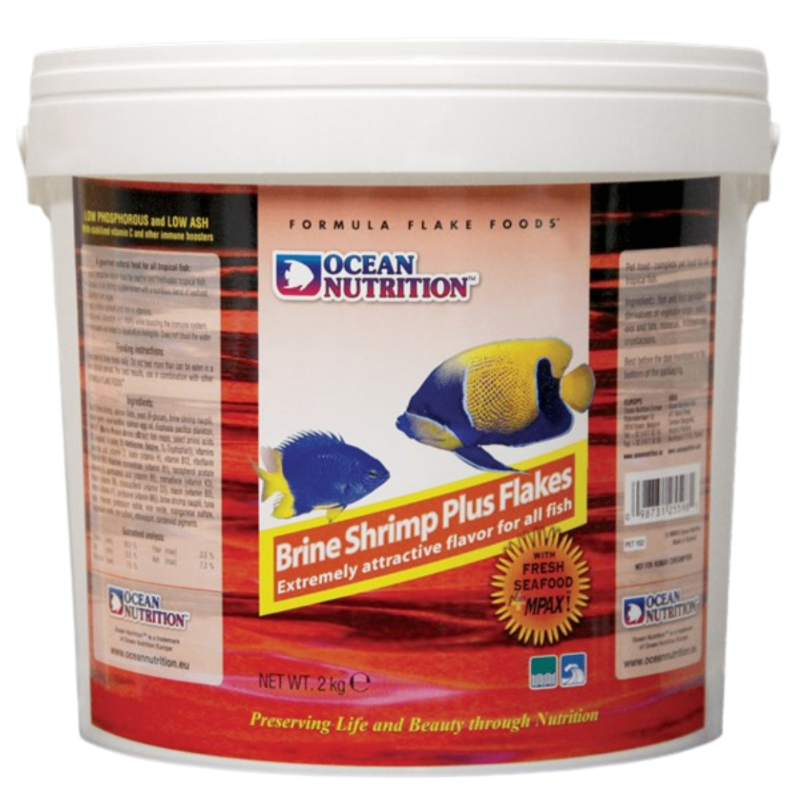 Ocean Nutrition Brine Shrimp Plus Flake 2kg ON1025598