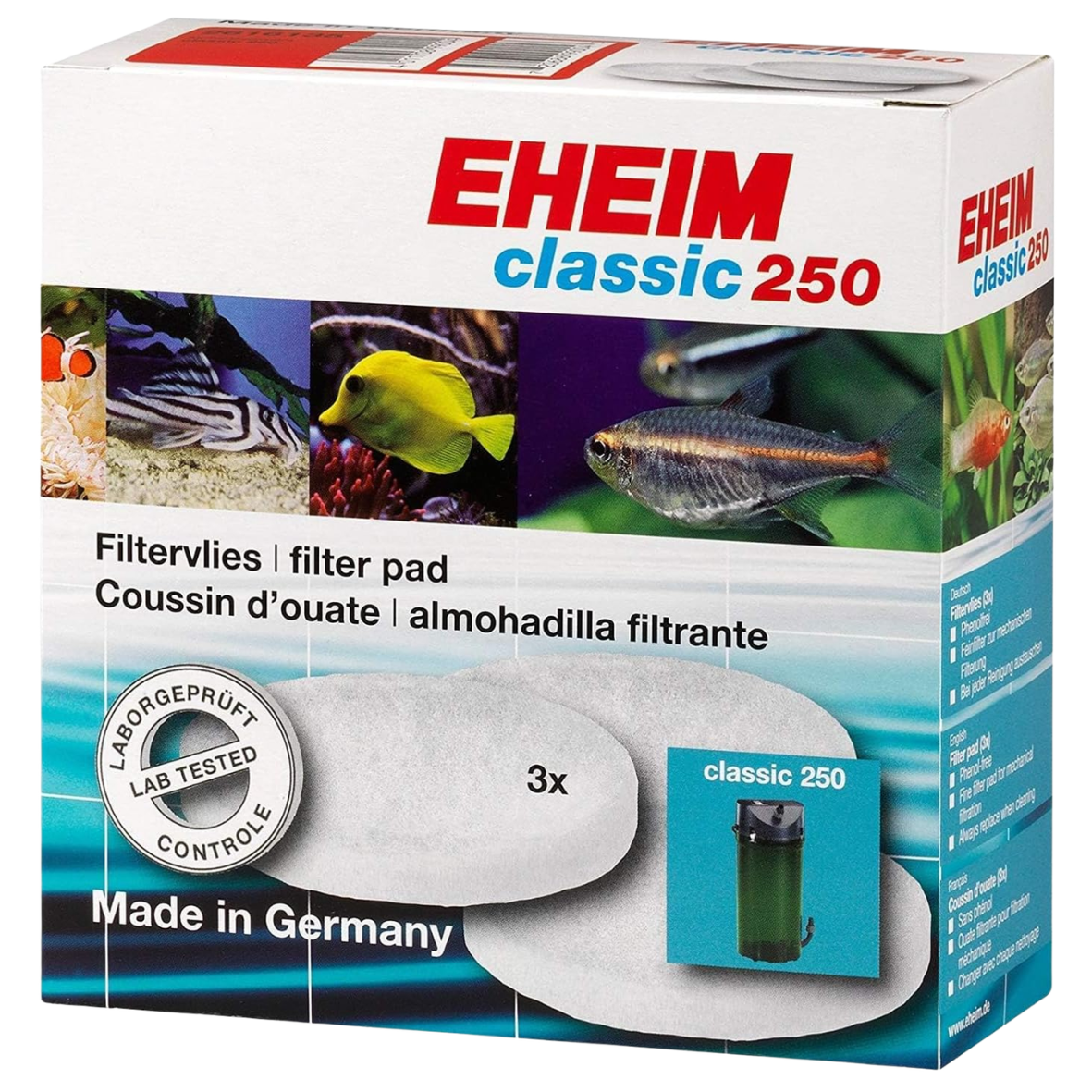 EHEIM Fine Filter Pad for Classic 250/2213 (3 pcs.) (2616135)
