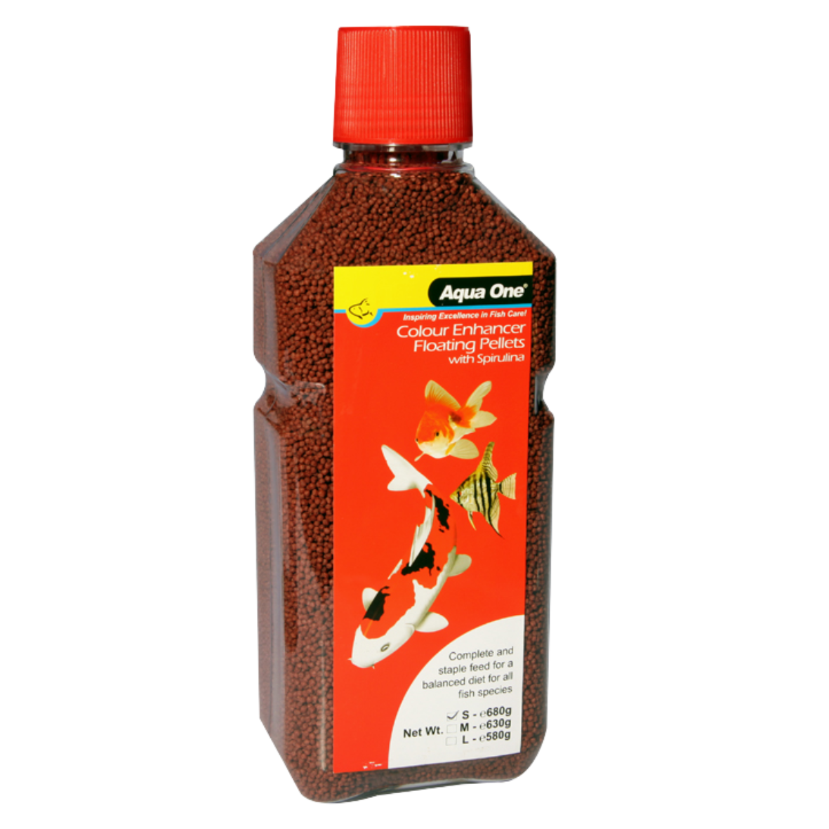 Aqua One Colour Enhancer Floating Pellet 1mm 680gm (11608)