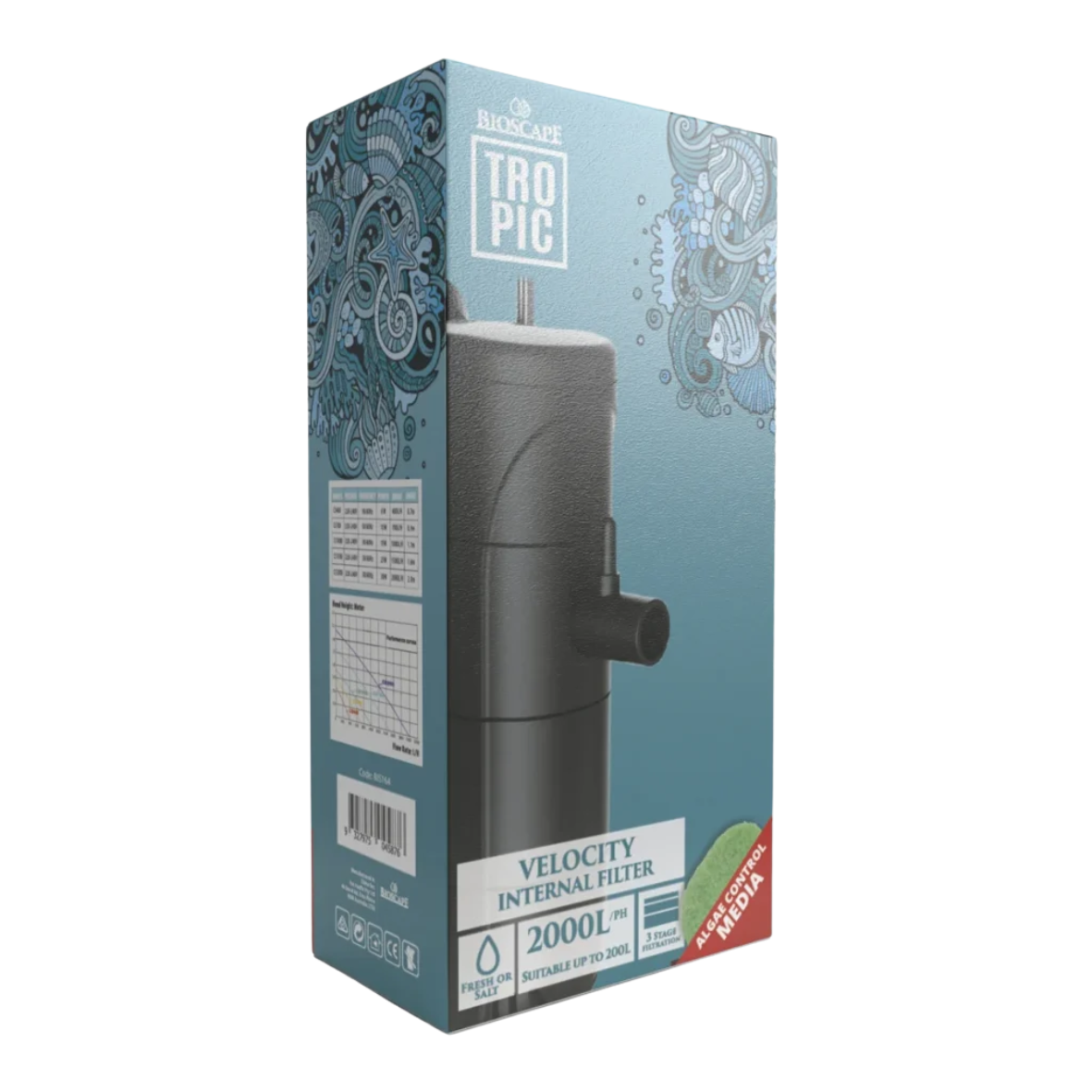 Bioscape Tropic Velocity Internal Filter