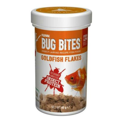 Fluval Bug Bites Gold Fish Flakes 45g