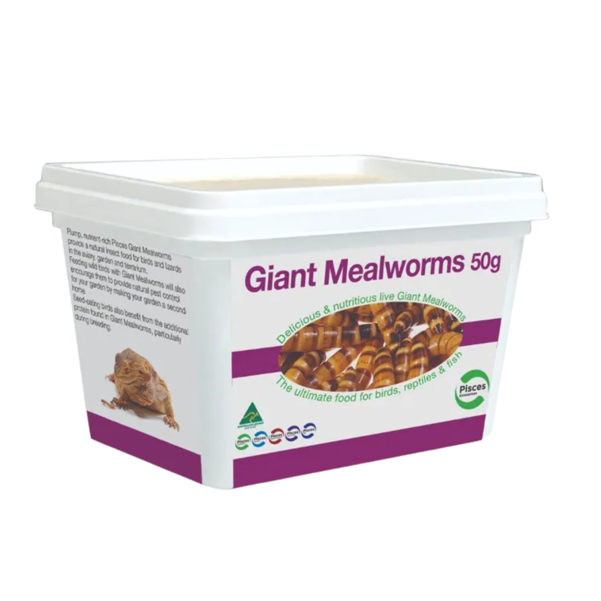 Pisces Giant Mealworms 50g