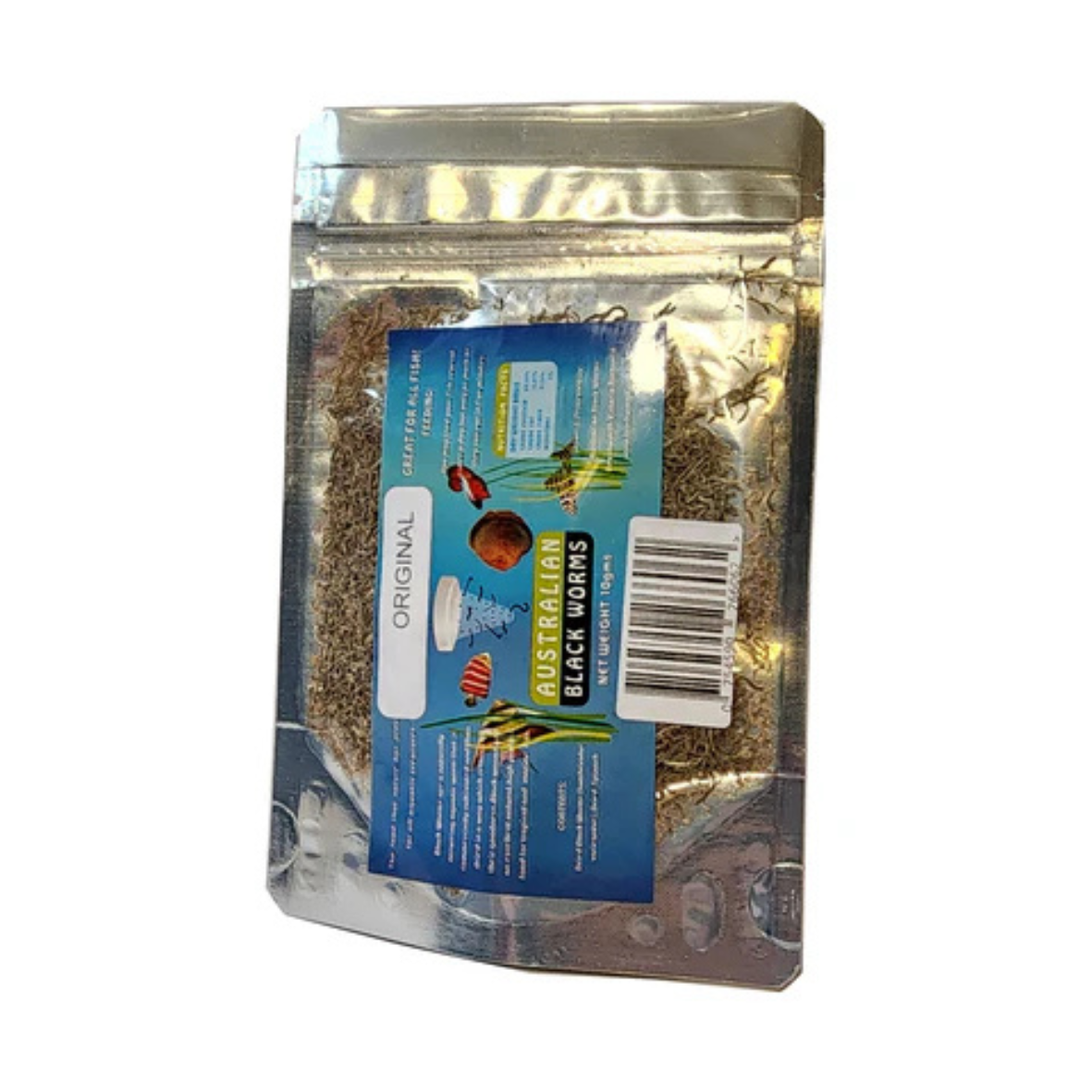Australian Blackworms Dried Blackworms Original Loose 25grams