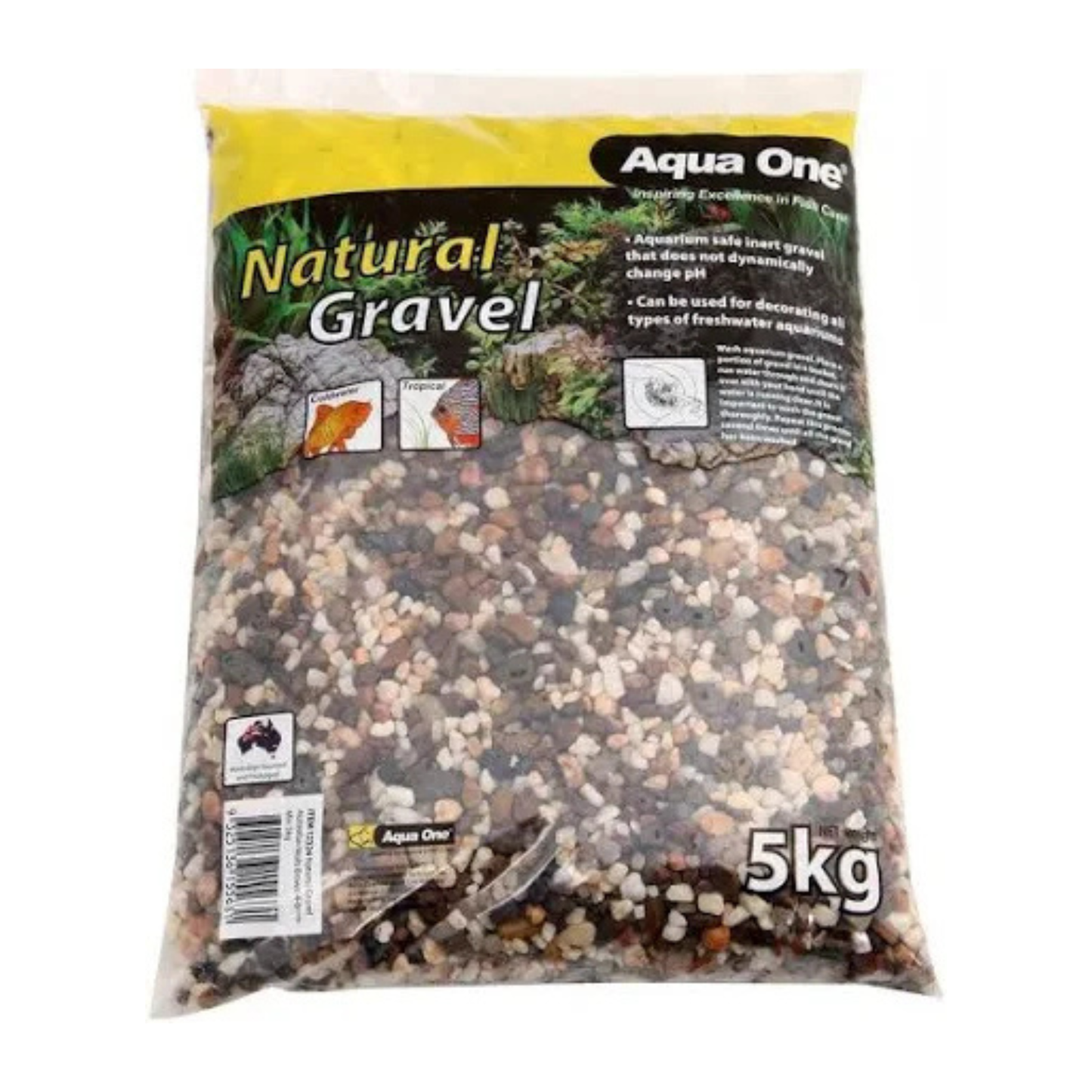 Aqua One Natural Gravel Multi Brown 5 kg (12324)