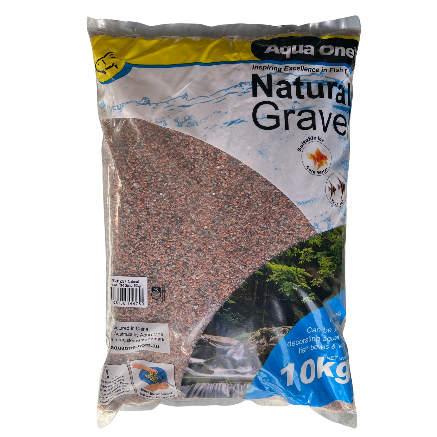 Aqua One Natural Gravel Red Sand 10kg (12227)