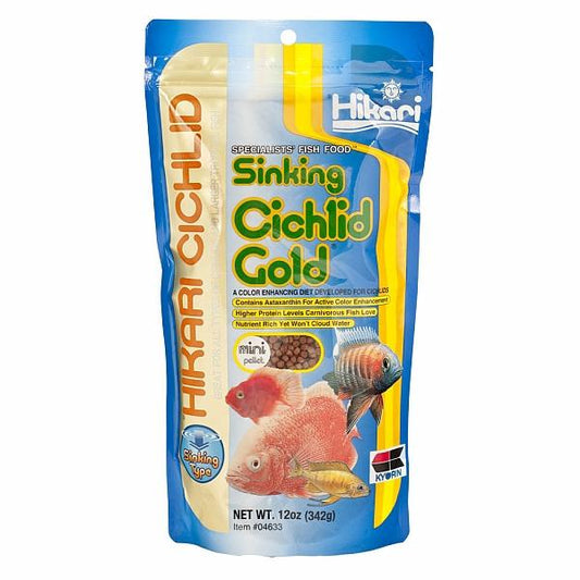 Hikari Sinking Cichlid Gold Mini Pellet 342g (KH04633)