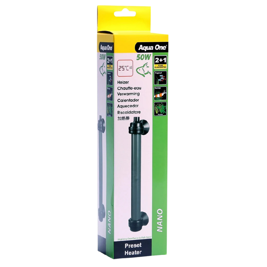 Aqua One Nano Glass Preset Heater 50W (15042)