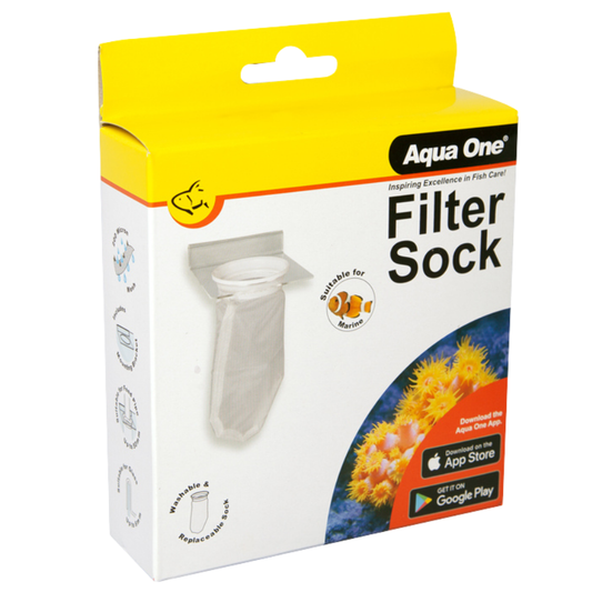 Aqua One Filter Sock Round With Mounting Bracket (50104)