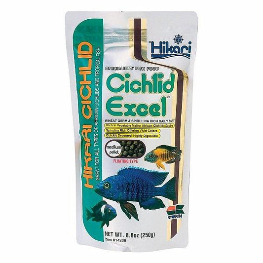 Hikari Floating Cichlid Excel Medium Pellet 250g (KH14328)