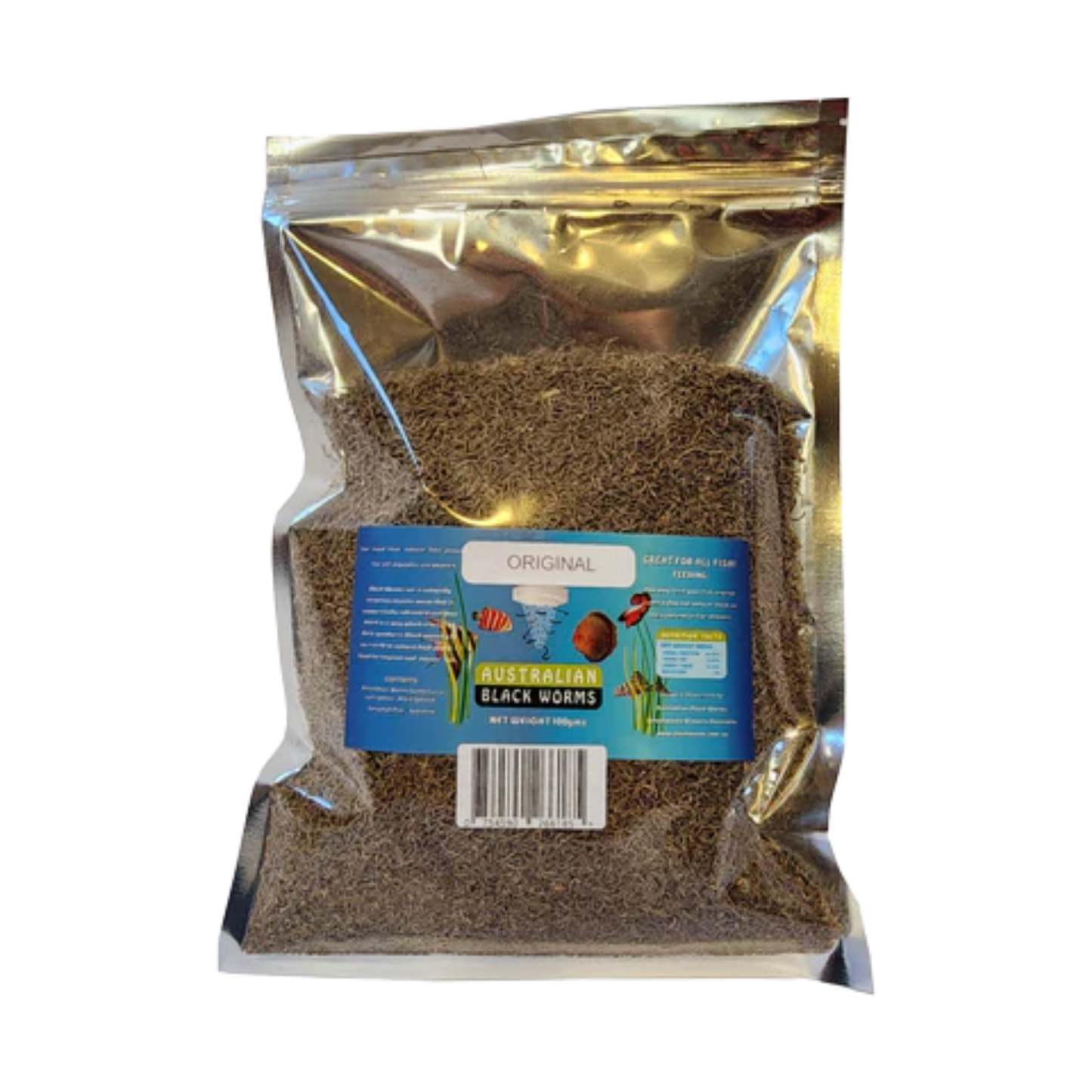 Australian Blackworms Dried Blackworms Original Loose 100grams