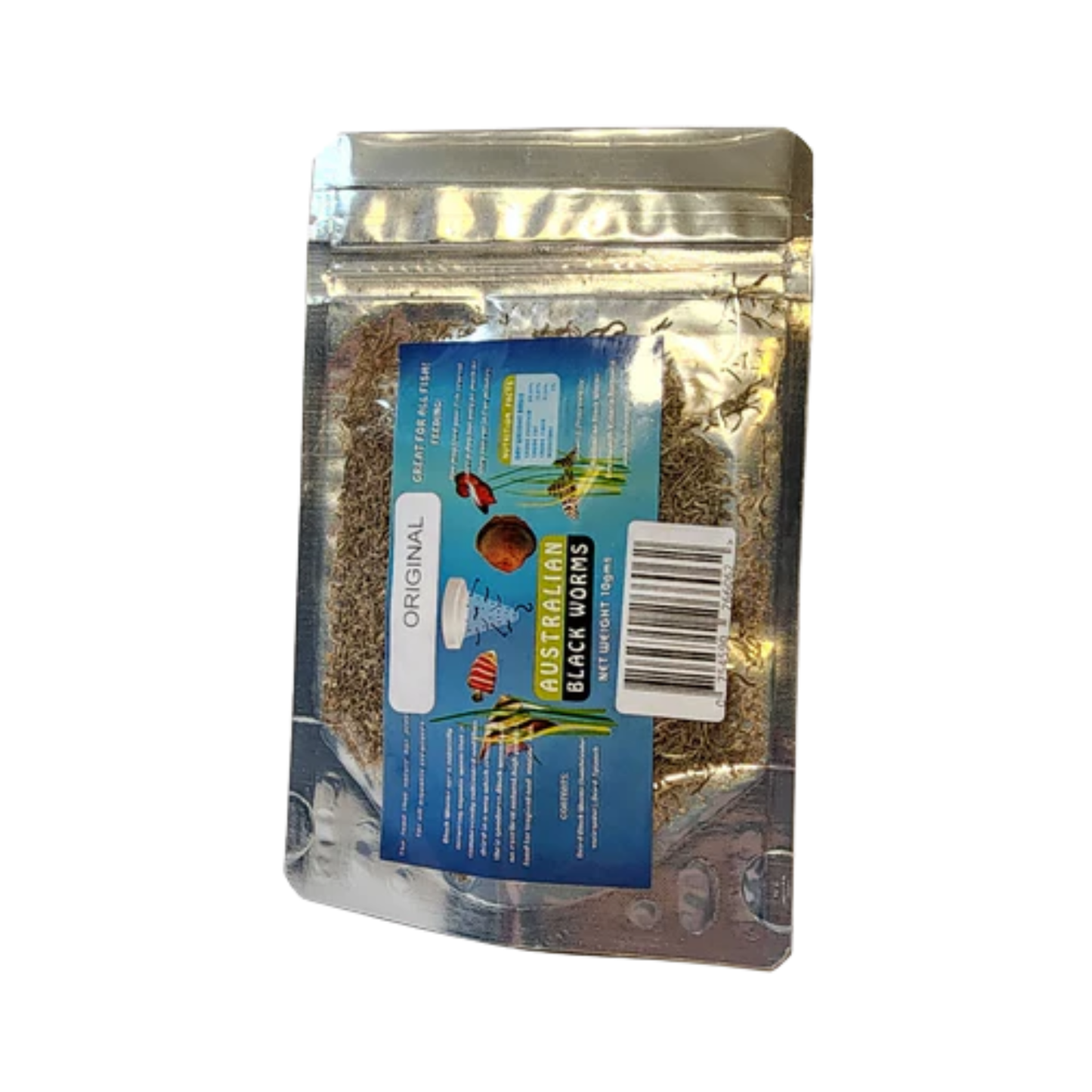 Australian Blackworms Dried Blackworms Original Loose 10grams