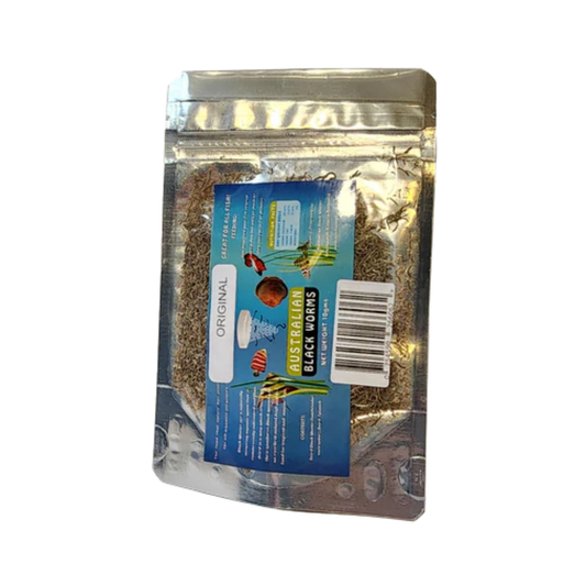 Australian Blackworms Dried Blackworms Original Loose 10grams