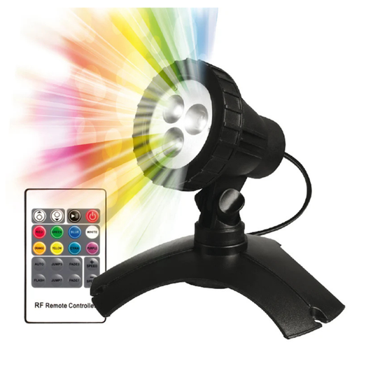PondMAX 3 LED Multi Colour Pond/Garden Light + Remote (04PL682)