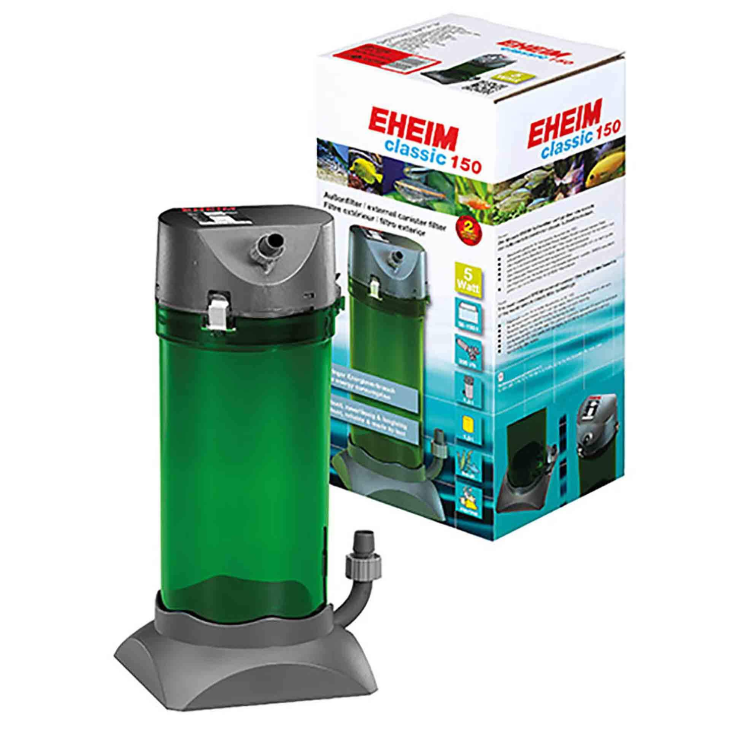 Eheim Classic 150 External Filter - w/Sponge  & Bio Media