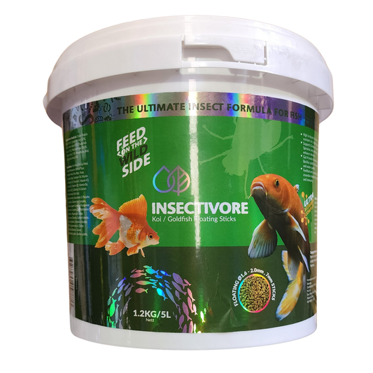 Insectivore Koi/Goldfish Floating Sticks 1.2Kg/5L