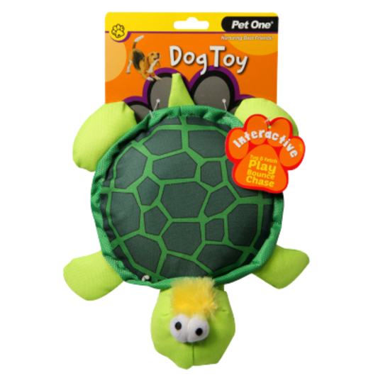 Pet One Dog Toy Turtle with Big Squeaker