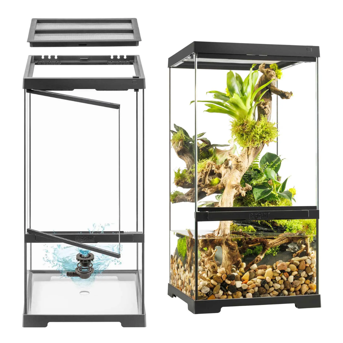 Exo Terra Pro Paludarium XSmall X-Tall – Advanced Natural Terrarium
