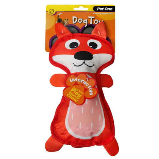 Pet One Dog Toy Fox with Squeaker 42cm (47383)