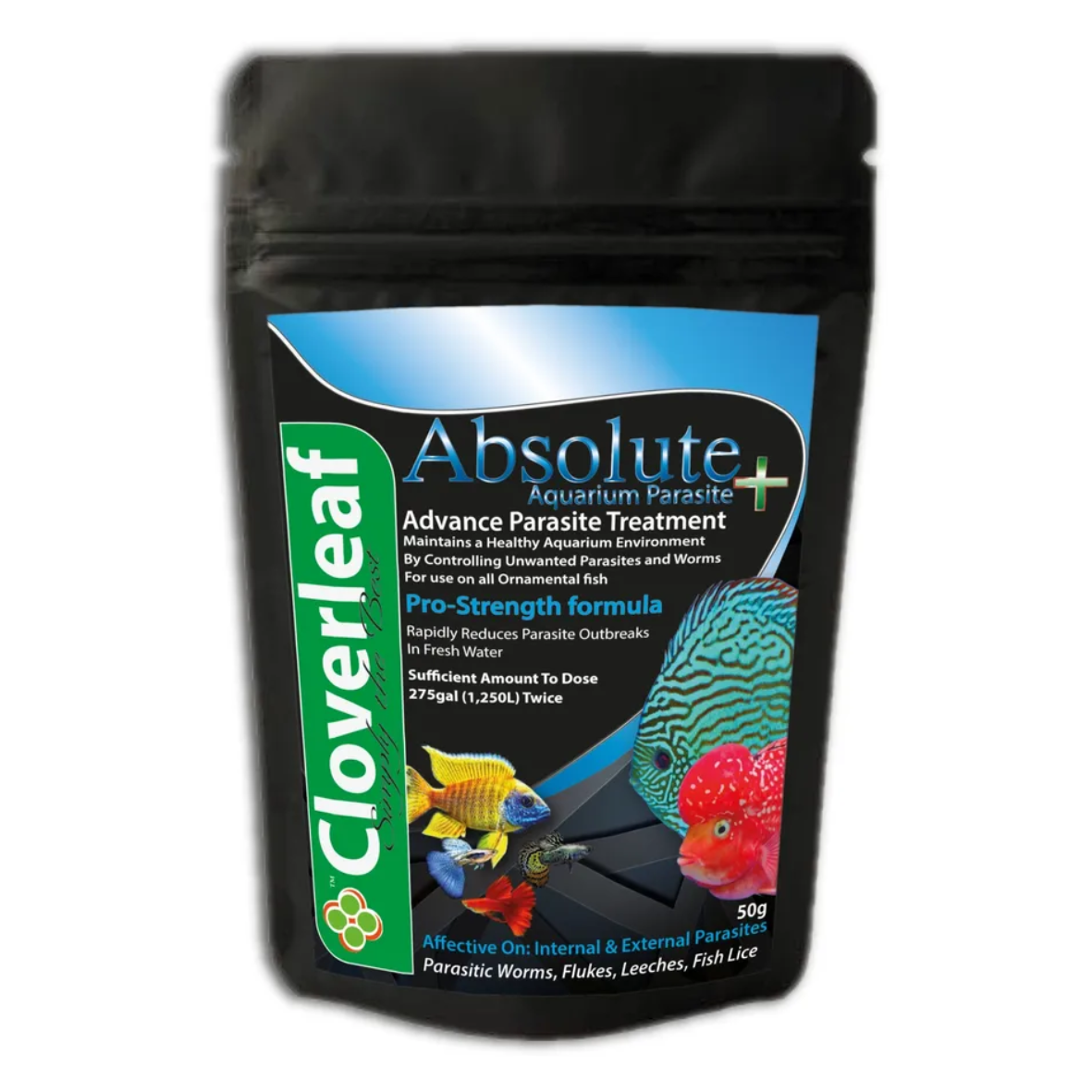 Cloverleaf Absolute Aquarium Parasite Plus 50gm