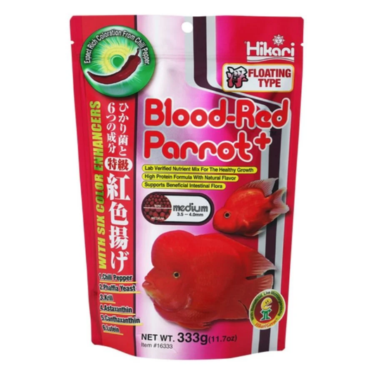 Hikari Blood Red Parrot + Medium Pellet 333g (KH16333)