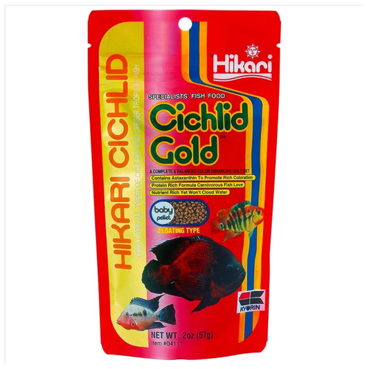 Hikari Floating Cichlid Gold Baby Pellet 57g (KH04111)