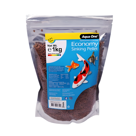 Aqua One Economy Sinking Pellet 2mm 1kg (11757)