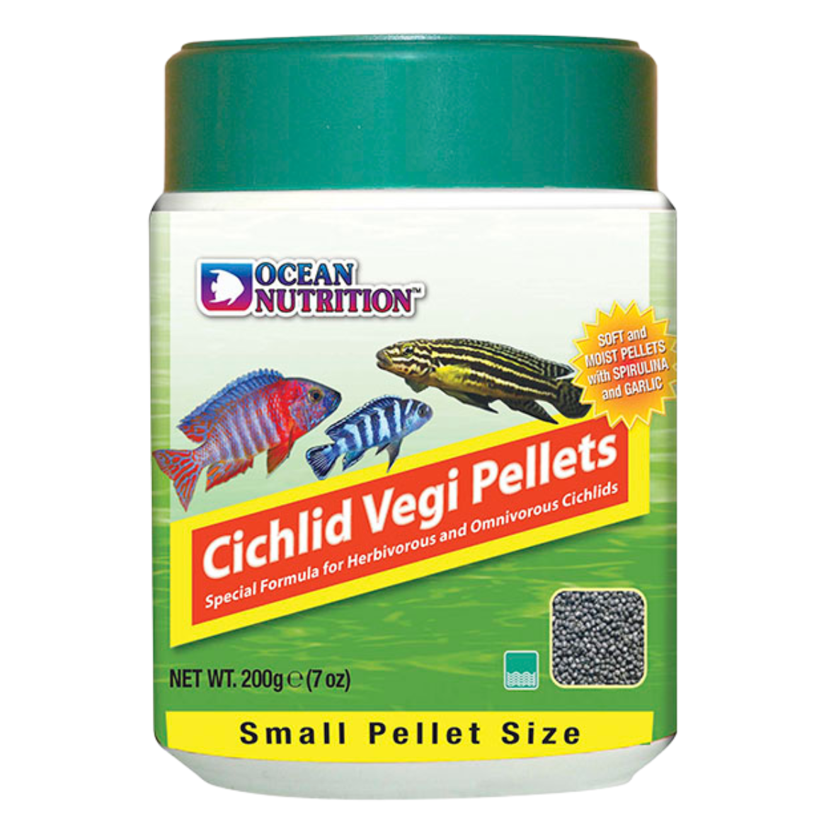 Ocean Nutrition Cichlid Vegi Pellet S 200g ON1009192