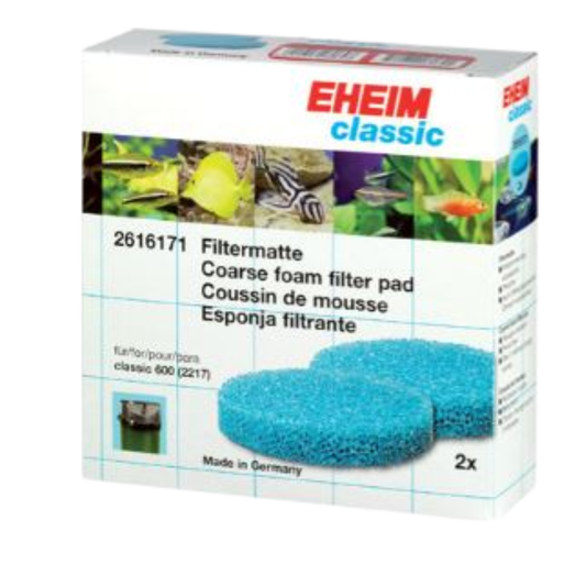 EHEIM Coarse Filter Pad for classic 600 (2 pcs.) (2616171)