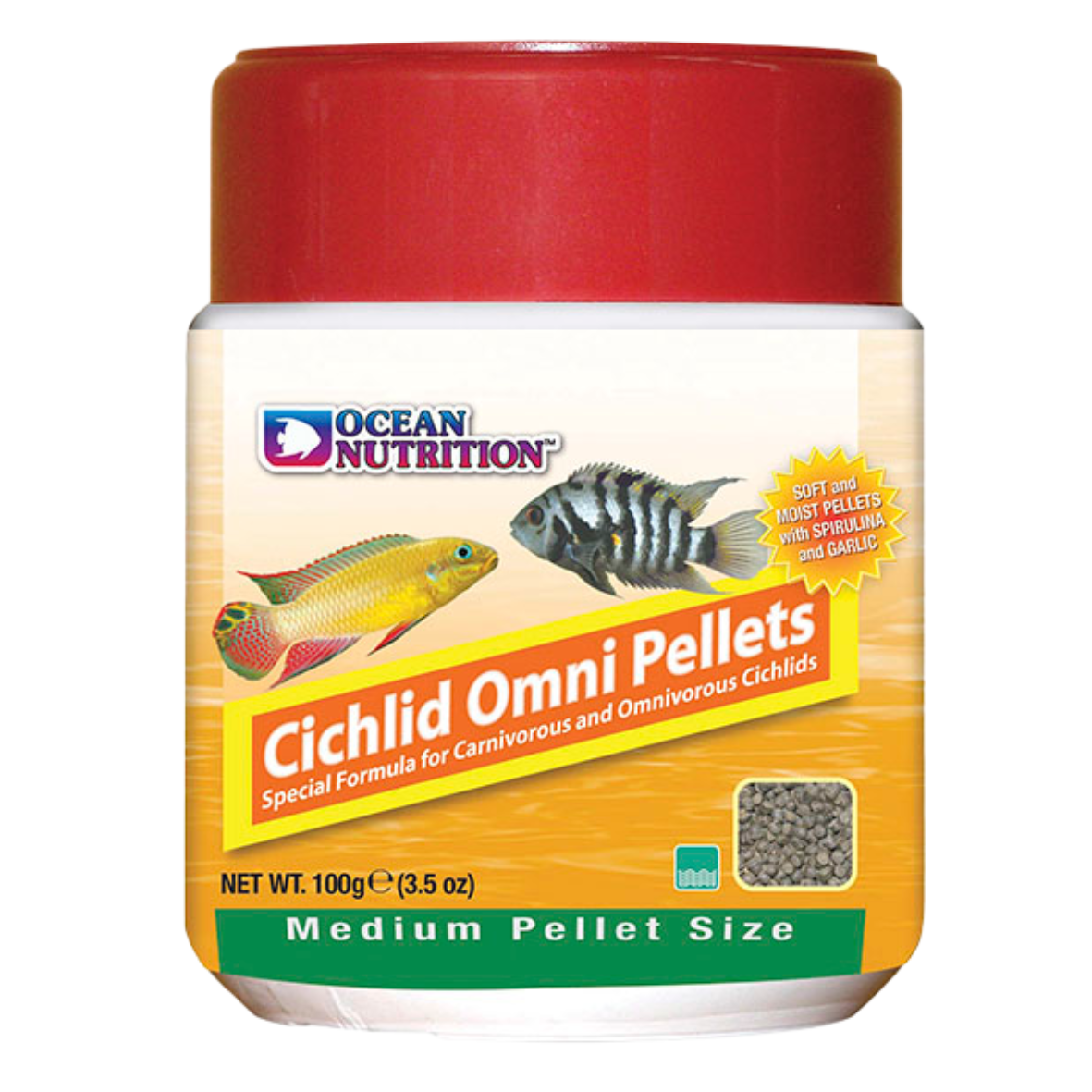 Ocean Nutrition Cichlid Omni Pellet M 100g ON1009184