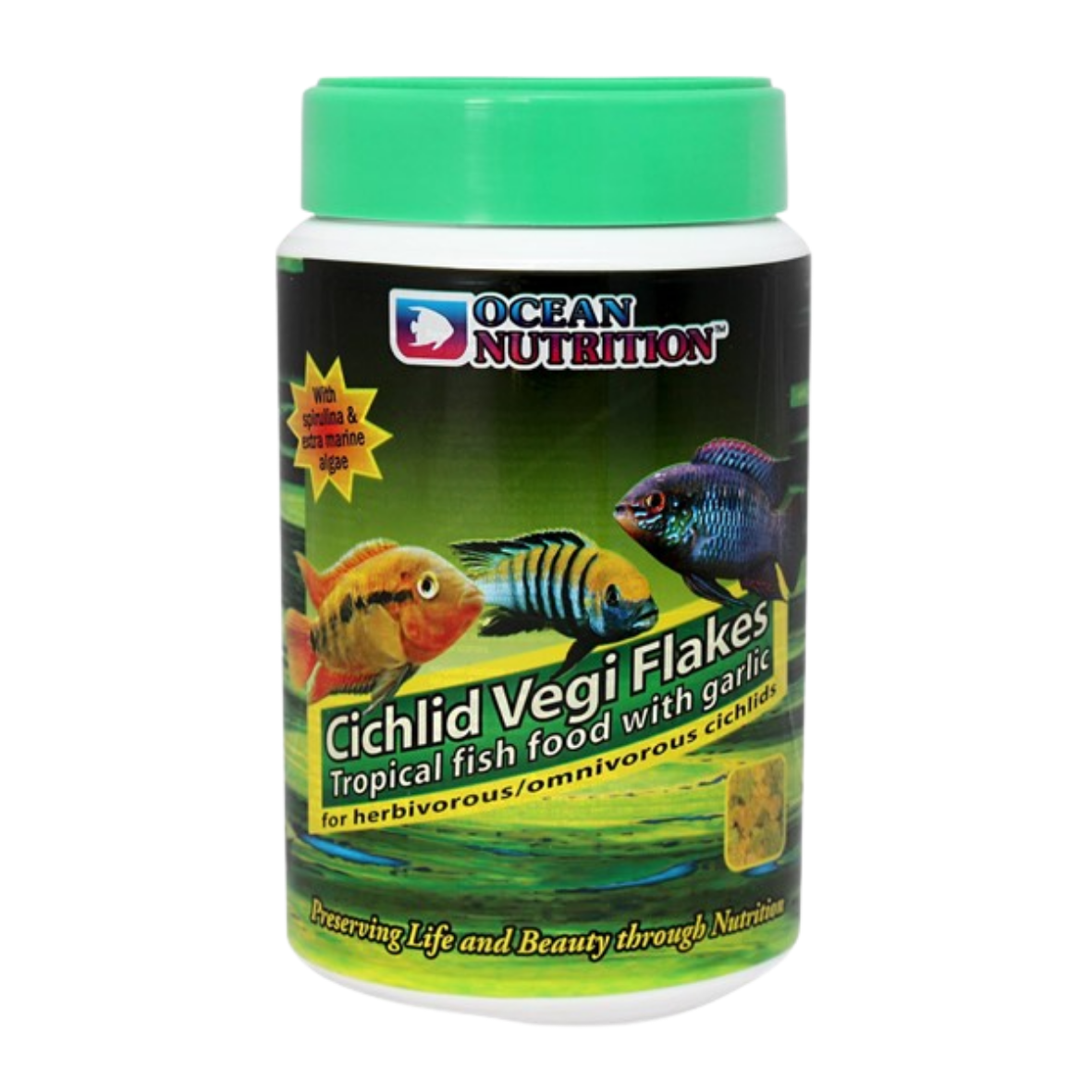 Ocean Nutrition Cichlid Vegi Flakes 156g ON1025640