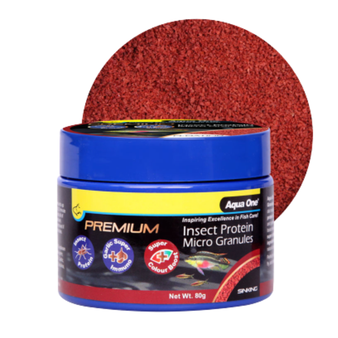 Aqua One Premium Insect Protein Micro Granules 80g