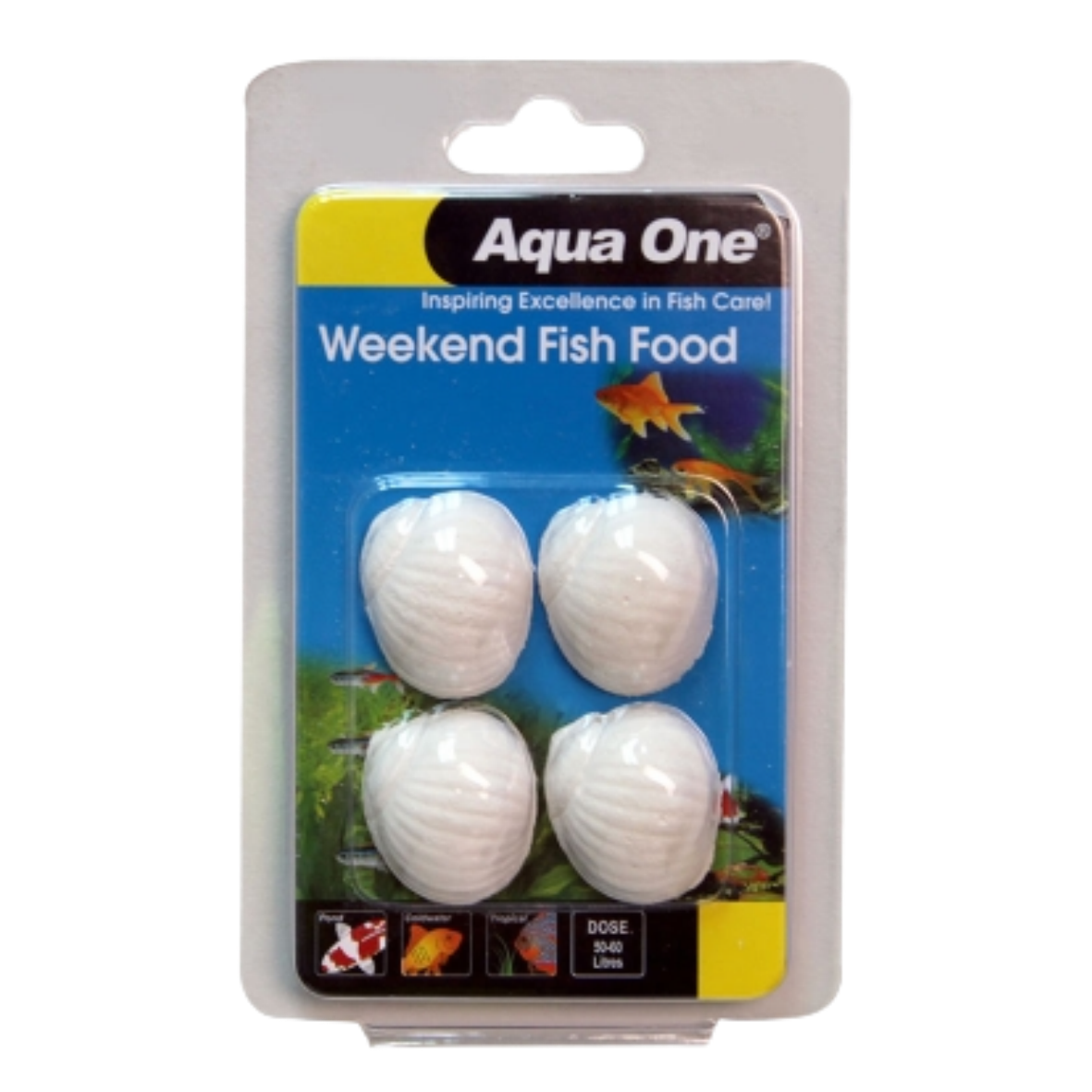 Aqua One Weekend Fish Food Block 20g (95004)