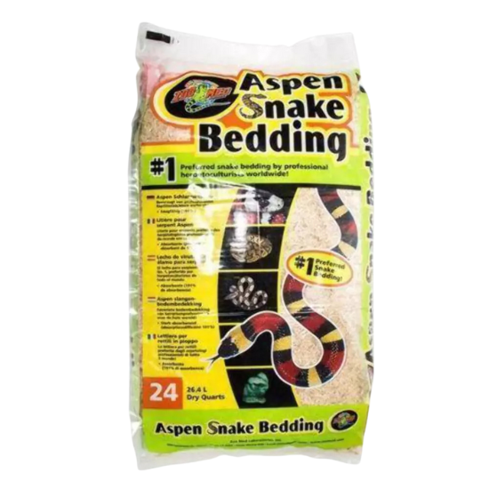 Zoo Med Aspen Snake Bedding 24 Quart 26.4ltr