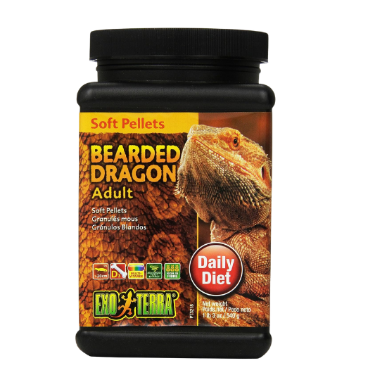 Exo Terra Bearded Dragon Soft Pellets Adult 540g