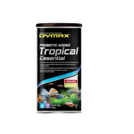 Dymax Tropical Essential Slow Sinking Granules 120G