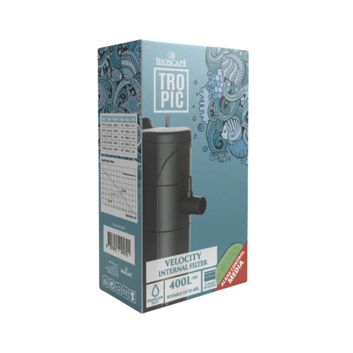 Bioscape Tropic Velocity Internal Filter