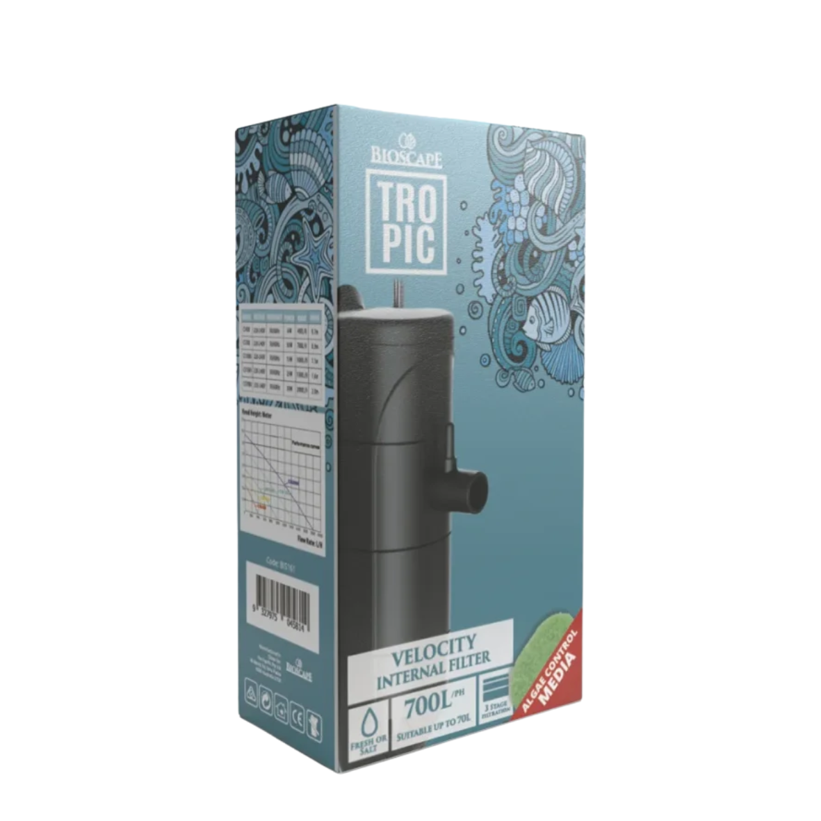 Bioscape Tropic Velocity Internal Filter