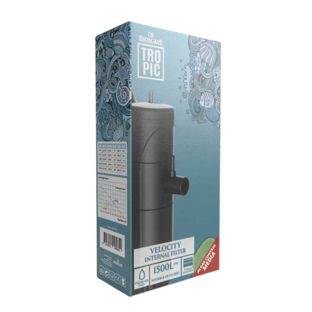 Bioscape Tropic Velocity Internal Filter