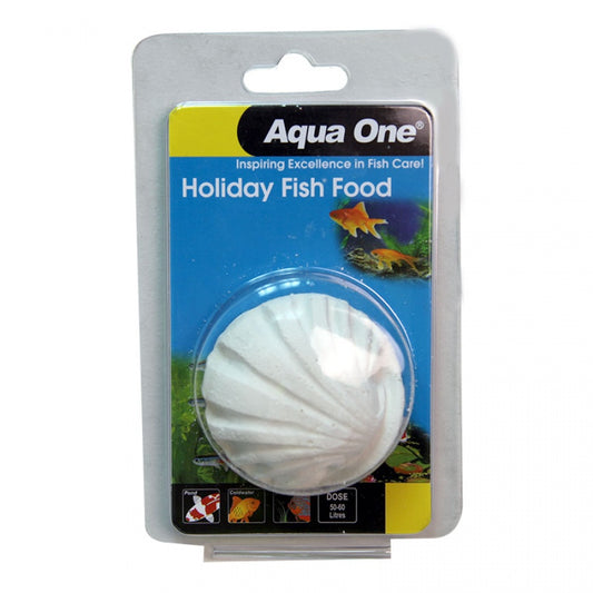 Aqua One Holiday Fish Food Block 40g (95005)