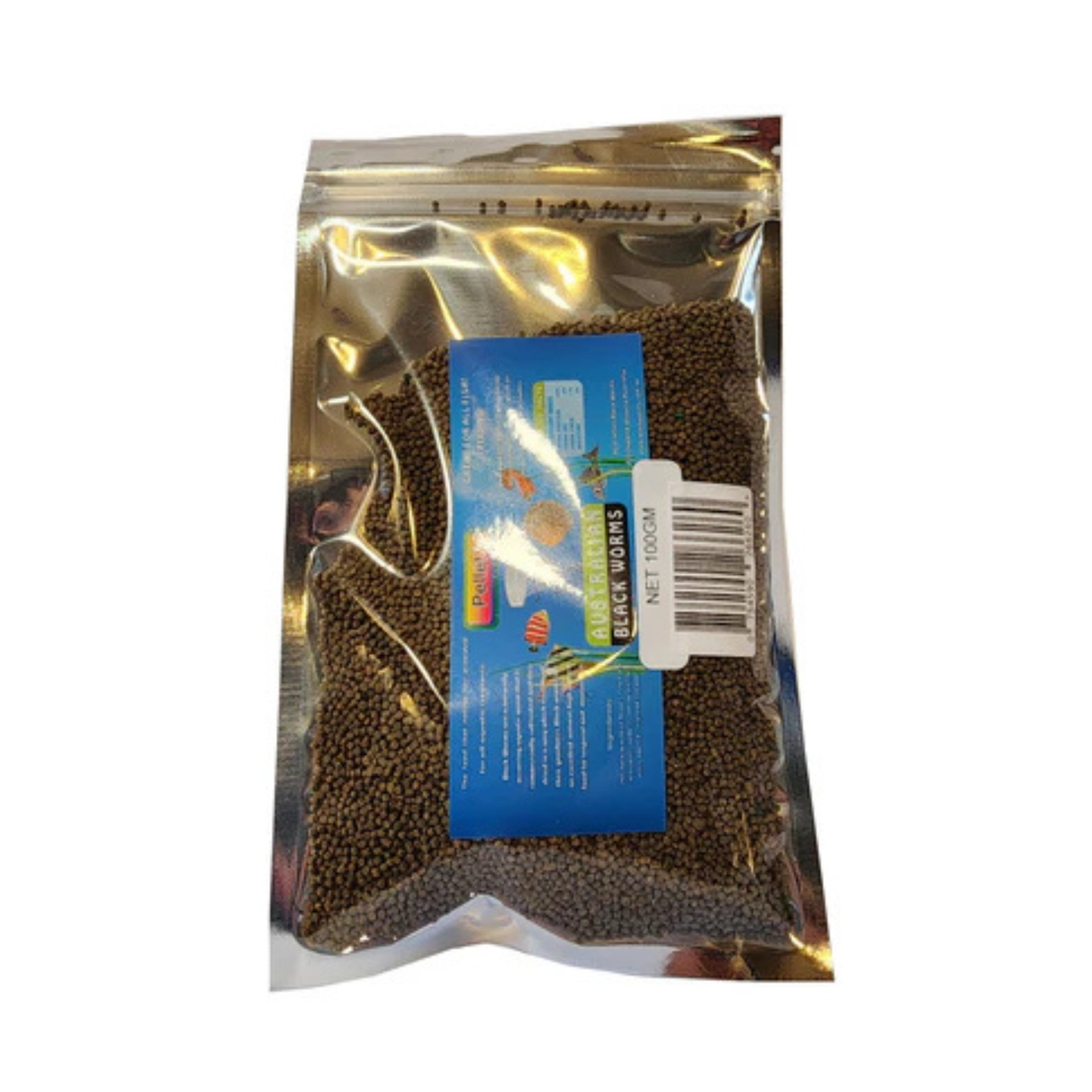 Australian Blackworms Dried Original Pellet 100gm